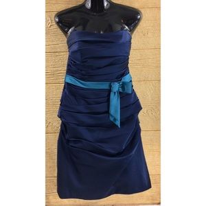 Alfred Angelo Dress Sz 8 Formal Prom Strapless